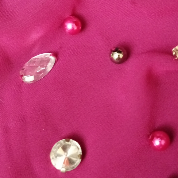 Roaman's Dark Berry Blouse With Studs 💜☔🍇 - Picture 8 of 11